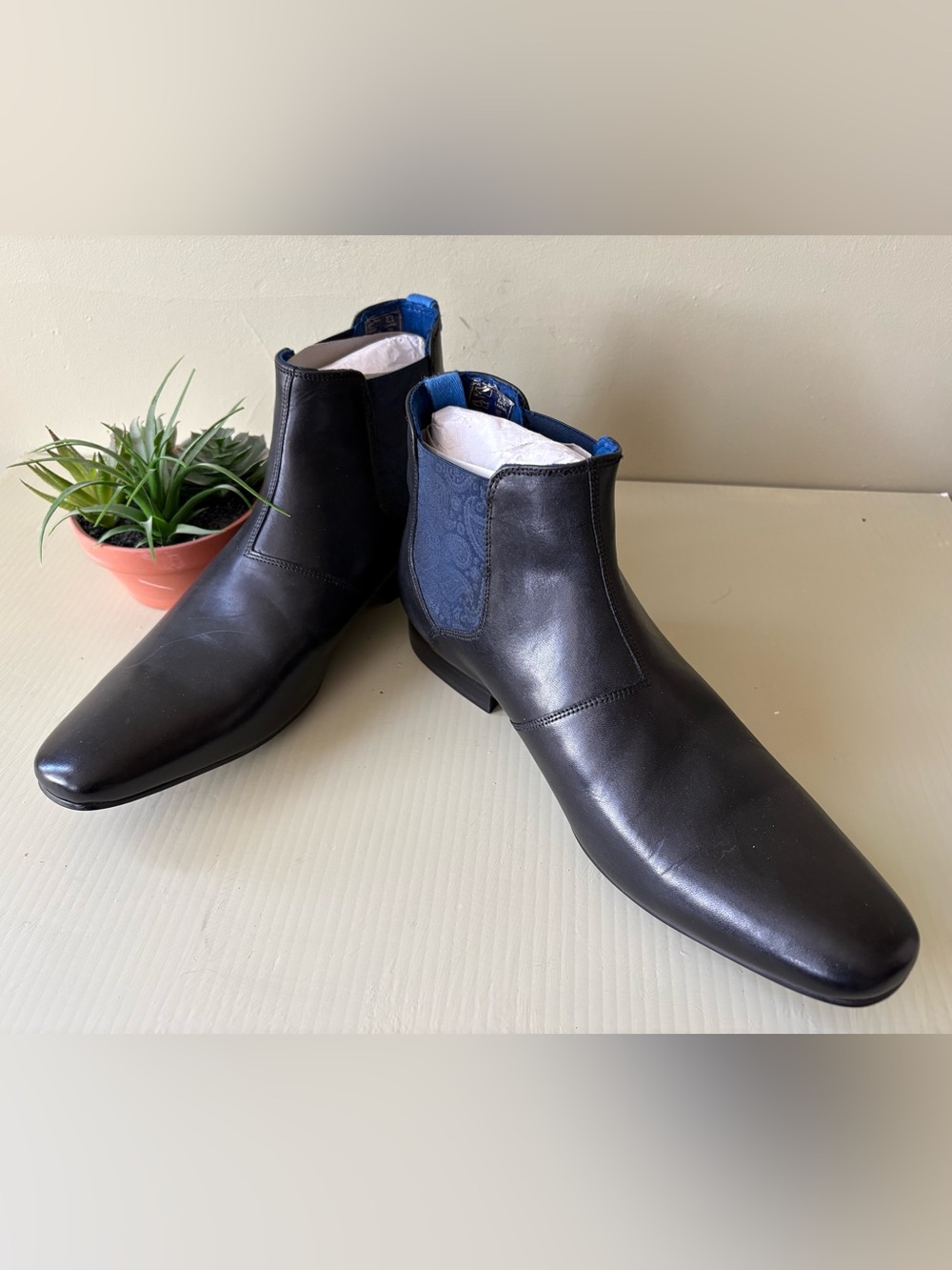 Ted Baker men’s black boots Sz 11 NWT